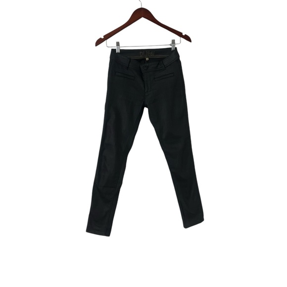 DL1961 Emma Coated Black Skinny Pants Jeans - Picture 3 of 8